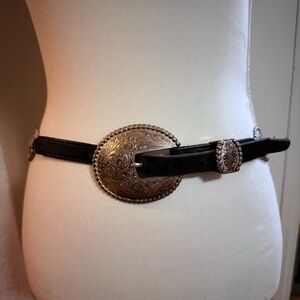 Vintage Silver Belt Buckle Sz small